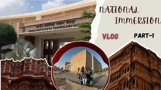 MITWPU TO IIT JODHPUR 🤔 // National Immersion // Part 1