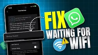 How to Solve 'Backup Pause Issues (Waiting for a Wi-Fi Connection)' on WhatsApp on iPhone
