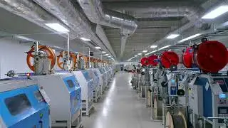 Interior Drone Fly-Through | Aflex Hose Braiding Machines | Clayton Creative