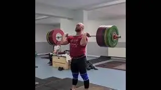 215kg Clean+Squat+Jerk by @nurudinov ruslan weightlifting - Olympic Weightlifting Motivation