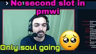 🇮🇳 No second slot in pmwi😢 |only soul going🇮🇳#bgmi#jonathan#soul#goblin#pmwi