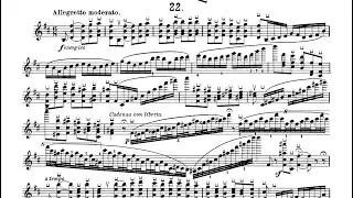 Sauret - Caprice No. 22 for Violin, Op. 64 (Allegretto - Fugue)