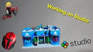 Live digital work on Studio Brian's Sports Shop.