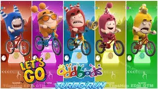 Полный игровой процесс Oddbods Turbo Run #12 | 🚴&zwj;♀️ Забавный байк-челлендж Oddbods 💢💨