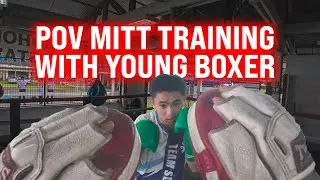 POV Mitt Training with Young Boxer &ndash; Explosive Power (Raw Boxing)