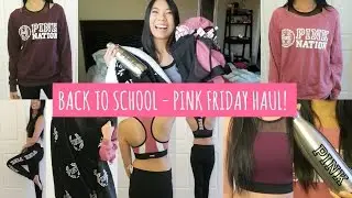 Victoria Secret PINK Friday Haul! (Try-on Haul)