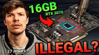 Nvidia Tried to Stop This... 2X VRAM GPU Mod