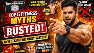 Top 5 Fitness Myths BUSTED! Gym Beginners Must Watch | Fit Bano India