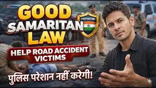 अब डरना बंद करो! Good Samaritan Law: सड़क हादसे में मदद करने पर Police Salute करेगी, परेशान नहीं।