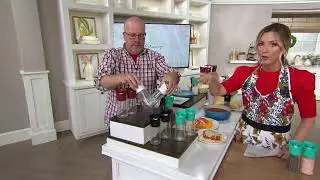 Kuhn Rikon Set of 2 Large Glass Spice Grinders on QVC