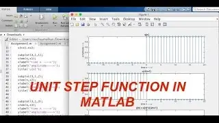 Unit Step Function | Matlab Code