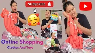 Online Shopping Haul / Clothes For Momma And Toys For Baby Suyu 🛍️😍 / Suyu Got His New Toys 🧸🤗