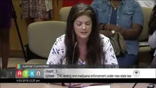 Austin City Council Judicial Meeting on THC and POM - Texas NORML Testimony