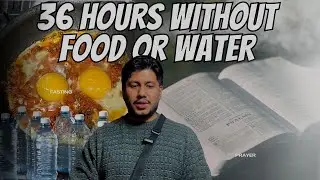 I went 36 hours with no food or water (dry fast vlog)