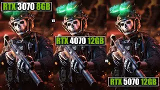 RTX 3070 Versus RTX 4070 Versus RTX 5070 | 8 Games | 1440p, 1080p