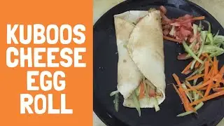 Kuboos cheese egg roll/kuboos shawarma/breakfast egg roll/cheese salad roll/എളുപ്പത്തിൽ കുട്ടികൾക്ക്