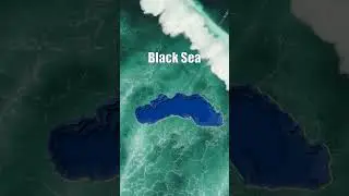 Bathymetric Map of the Black Sea 🌊#Map #Geography #Sea #BlackSea