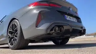 BMW M8 Competition Accelerating Exhaust Sound Revving