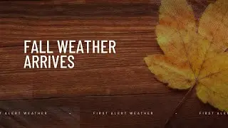 FIRST ALERT: Mild day, crisp, fall nights settle in