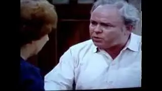 Archie Bunker none too happy w/ Edith's Catholic conversion