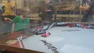 Robodrome Rumble Battlebots fight: Snap! vs Ti Jr.