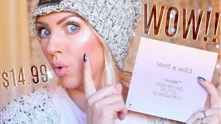 NEW Wet N Wild MegaGlo Highlighting Palette | First Impression & Demo
