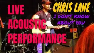 CHRIS LANE  I DON'T KNOW ABOUT YOU 2019 CMA CROWN ROYAL EVENT AT THE COUNTRY MUSIC HALL OF FAME