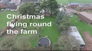 Flying round the farm at Christmas - quick Phantom 3 edit
