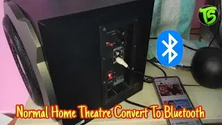 F&D A510 Normal Home Theatre Convert To Bluetooth in #Hindi/साधारण होम थिएटर को कैसे ब्ल्यूटूथ बनाए