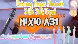 UNBOXING  TRIPOD TONGSIS BLUETOOTH MIXIO A31 (ASMR) FUNNY