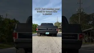 Small block singin&rsquo; &hellip;.. #c10 #trucks #squarebody #chevy #smallblock #cammed #c10trucks #sbc #custom