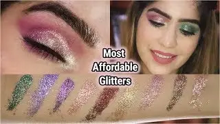 Easy To Use Affordable Eye Glitters || Most Affordable Eye Glitters