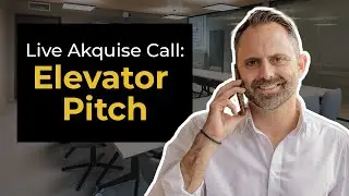 Neukunde in 60 Sekunden? Elevator Pitch am Telefon
