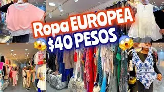 Ropa EUROPEA de IMPORTACIÓN en $40 PESOS 😱 Encuentras de TODO | Trajes de Baño, Vestidos, Jeans..