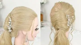 Quick And Easy French Roll Ponytail Hairstyle Tutorial