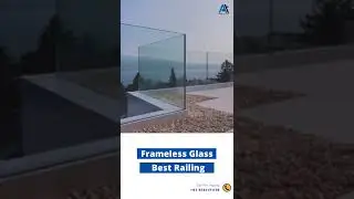 Frameless Balcony 12 mm Toughened Glass Railing