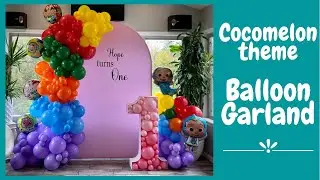 DIY Cocomelon Balloon Garland