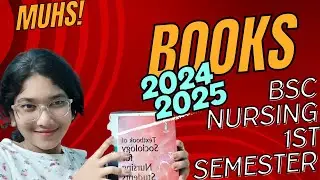 1st Semester Bsc Nursing Books 2024-2025 | MUHS | Books Price | Print vs Books | Best Books