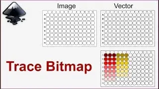 Inkscape for scientists - 23 | Convert 96 well plate image to vector and color it - Trace bitmap