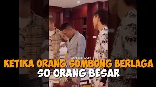 Hong nan jangan merasa jadi orang hebat