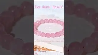 Rose Quartz Crystal #aurahealing #crystalsforhealing #gemstonepower #healingstones #stonebracelets