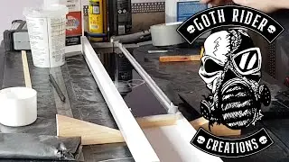 How to Make a Resin / Fabric / Micarta Fretboard Part 4 Making a Fretboard for Sweet T Guitars