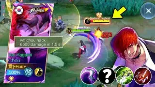 WTF CHOU DAMAGE!! HACK | CHOU BEST BUILD AND EMBLEM SET | 2025 MUST TRY MLBB 