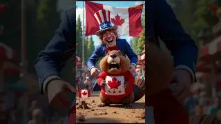 ❤️🇺🇸 Evolution of Uncle Sam: Heading North to Kidnap Canada 🍁🔥✅✨ #cat #cute #love #shorts