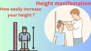 Kya koi aaj tk itna aasan trika btaya h height manifestation ka ? try this and see the result..