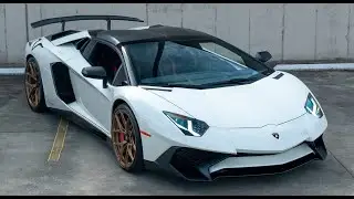 Lamborghini Aventador SV Roadster | Balloon White with VOSSEN forged wheels. | $524,900