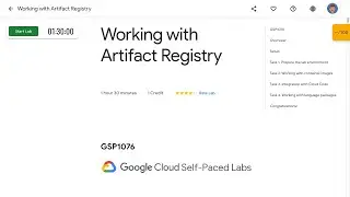 Working with Artifact Registry GSP1076