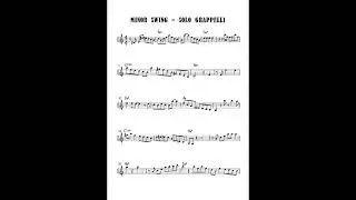 St&eacute;phane Grappelli solo Minor Swing