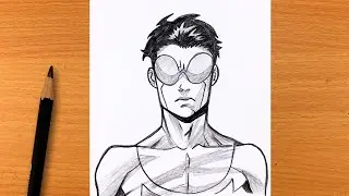 How to Draw INVINCIBLE (Mark Grayson) - Step-by-Step Tutorial