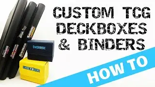 Customize TCG Binders and Deckboxes